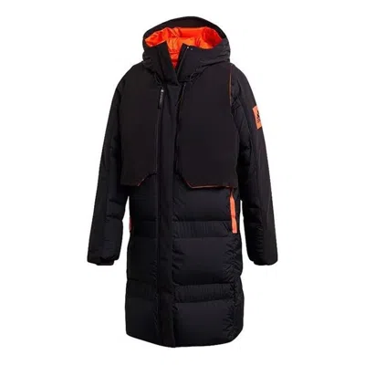 Adidas Originals (wmns) Adidas Myshelter Cold.rdy Down Jacket 'black Orange'