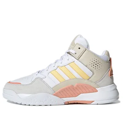 Adidas Originals (wmns) Adidas Neo 5th Quarter 'white Yellow Orange' In Neutral