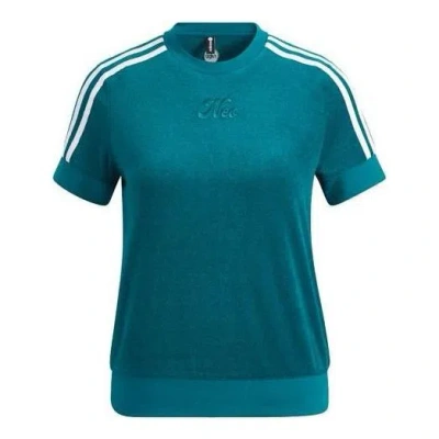 Adidas Originals (wmns) Adidas Neo Apr T-shirts 'teal' In Blue