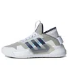 Adidas Originals (wmns) Adidas Neo Bball 90s Grey/white/blue In Gray