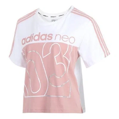 Adidas Originals (wmns) Adidas Neo Brlv Tee 3 Sports Short Sleeve Pink