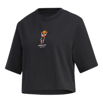 Adidas Originals (wmns) Adidas Neo Casual Sports Short Sleeve Black