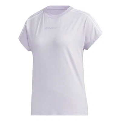 Adidas Originals (wmns) Adidas Neo Casual Sports Short Sleeve Purple White