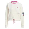 Adidas Originals (wmns) Adidas Neo Cesp Sweatshirts 'white' In Multi