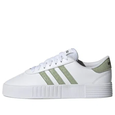 Adidas Originals (wmns) Adidas Neo Court Bold Shoes 'grey/pink' In Multi
