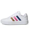 Adidas Originals (wmns) Adidas Neo Court Platform Shoes 'white Blue Pink'