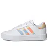 Adidas Originals (wmns) Adidas Neo Court Platform 'white Blue Orange'