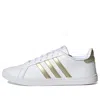 Adidas Originals (wmns) Adidas Neo Courtpoint 'white Gold' In Black