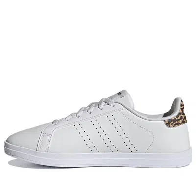 Adidas Originals (wmns) Adidas Neo Courtpoint 'white Leopard' In Multi