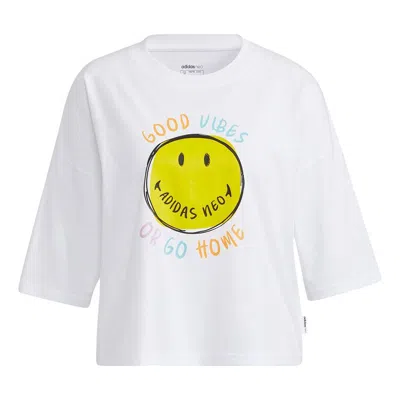 Adidas Originals (wmns) Adidas Neo Csmy Tee1 Sports Short Sleeve White