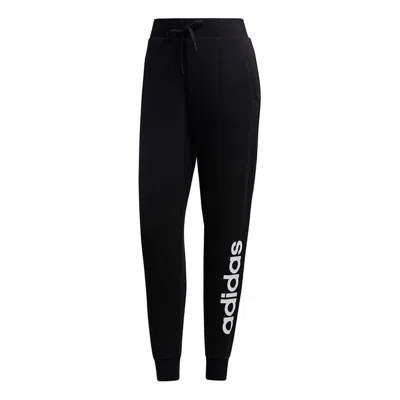 Adidas Originals (wmns) Adidas Neo Essential Logo Pants Asia Sizing 'black White'