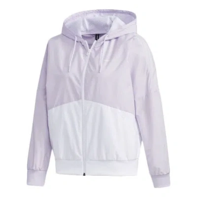 Adidas Originals (wmns) Adidas Neo Fav Wb 1 Jacket 'light Purple White'