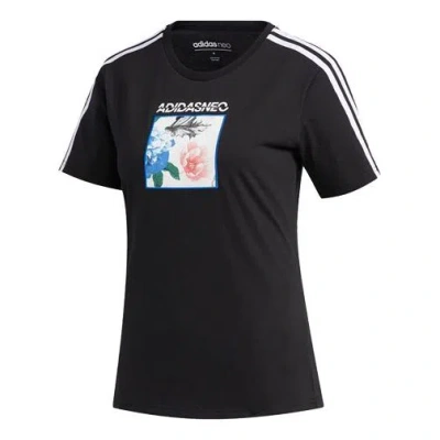 Adidas Originals (wmns) Adidas Neo Faves Tee Sports Short Sleeve Black