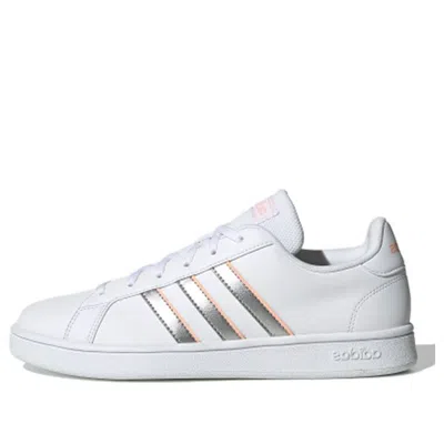 Adidas Originals (wmns) Adidas Neo Grand Court Base 'white Silver Pink'