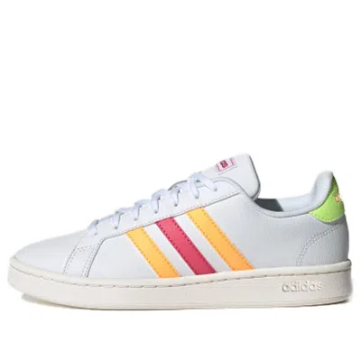 Adidas Originals (wmns) Adidas Neo Grand Court 'white Pink Orange'
