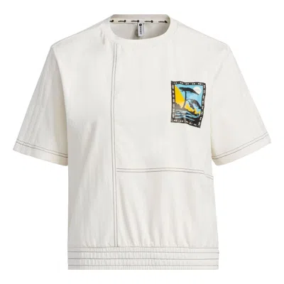 Adidas Originals (wmns) Adidas Neo Graphic T-shirt 'white' In Multi