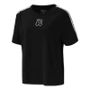 Adidas Originals (wmns) Adidas Neo Inject Tee Athleisure Casual Sports Side Stripe Short Sleeve Black