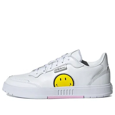 Adidas Originals (wmns) Adidas Neo Kollide 'smiley - White Pink' In Multi