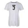 Adidas Originals (wmns) Adidas Neo Numeric Logo Printing Sports Short Sleeve White In White