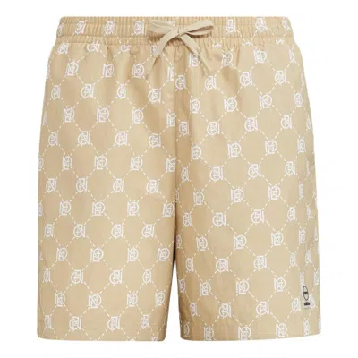 Adidas Originals (wmns) Adidas Neo Pattern Printing Lacing Casual Sports Shorts 'brown'