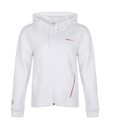 Adidas Originals (wmns) Adidas Neo Printing Hooded Jacket White