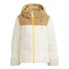 Adidas Originals (wmns) Adidas Neo Sherpa Fleece Hooded Jacket 'white Tan'