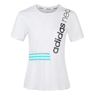 Adidas Originals (wmns) Adidas Neo Sports Pullover Round Neck Short Sleeve White