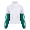 Adidas Originals (wmns) Adidas Neo Ss Track Top Jacket 'white Green' In Multi