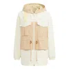 Adidas Originals (wmns) Adidas Neo Utility Windbreaker Jackets 'beige White'