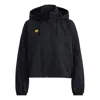 Adidas Originals (wmns) Adidas Neo X Smiley Csmly Windbreaker Jacket 'black Yellow'