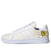 Adidas Originals (wmns) Adidas Neo X Smiley Grand Court 'cream Yellow' In White