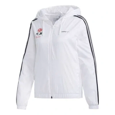 Adidas Originals (wmns) Adidas Neox X Hua Mulan Printing Sports Jacket White