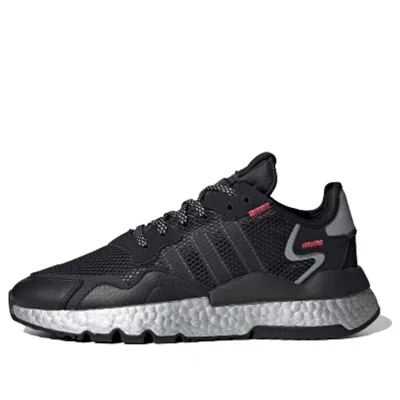 Adidas Originals (wmns) Adidas Nite Jogger 'black Silver Metallic'