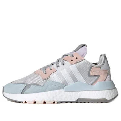 Adidas Originals (wmns) Adidas Nite Jogger 'grey Pink Tint' In Multi