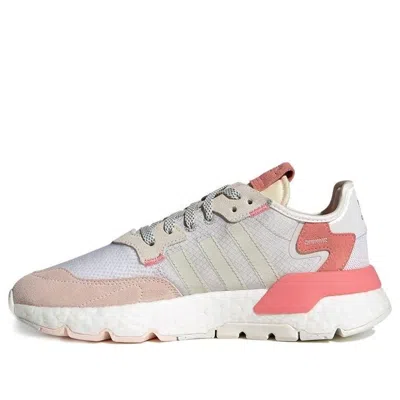 Adidas Originals (wmns) Adidas Nite Jogger 'pink Tint' In Gray