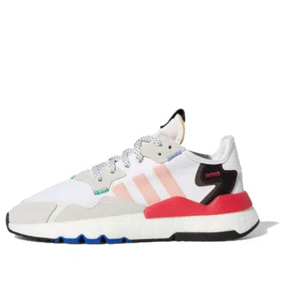 Adidas Originals Kids' (wmns) Adidas Nite Jogger 'white Energy Pink' In Multi