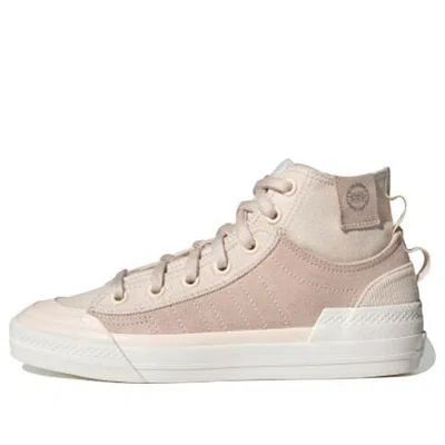 Adidas Originals (wmns) Adidas Nizza Hi Dl 'pink Creamwhite' In Multi