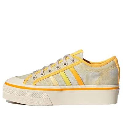 Adidas Originals (wmns) Adidas Nizza Platform 'almost Yellow Orange Tint'