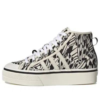 Adidas Originals (wmns) Adidas Nizza Platform Mid 'butterfly' In Multi