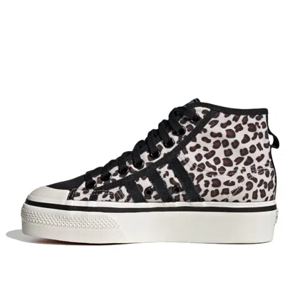Adidas Originals (wmns) Adidas Nizza Platform Mid 'leopard' In Multi