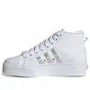 Adidas Originals (wmns) Adidas Nizza Platform Mid 'white Iridescent' In Multi