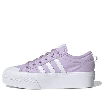 Adidas Originals (wmns) Adidas Nizza Platform 'purple White'