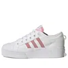 Adidas Originals (wmns) Adidas Nizza Platform Shoes 'super Pop' In White