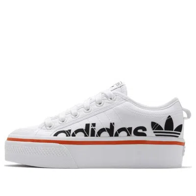 Adidas Originals (wmns) Adidas Nizza Platform 'white Black'