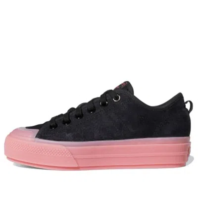 Adidas Originals (wmns) Adidas Nizza Rf 'black Hazy Rose'