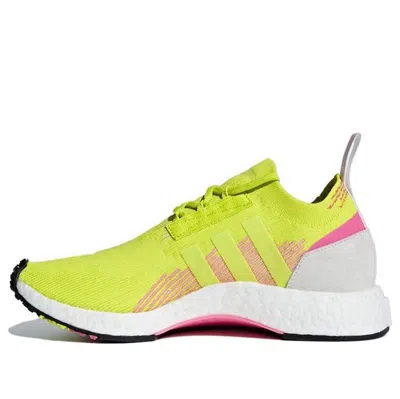 Adidas Originals (wmns) Adidas Nmd Racer Primeknit 'semi-solar Yellow'