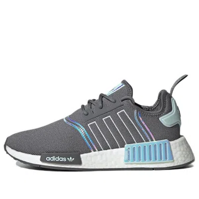 Adidas Originals (wmns) Adidas Nmd_r1 'grey Iridescent' In Gray