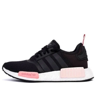 Adidas Originals (wmns) Adidas Nmd_r1 'peach Pink' In Black
