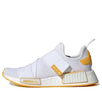 Adidas Originals (wmns) Adidas Nmd_r1 Strap 'white Collegiate Gold'