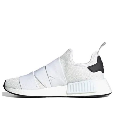 Adidas Originals (wmns) Adidas Nmd_r1 Strap 'white Lucid Blue' In Multi